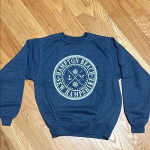 Hampton Beach New Hampshire Blue Sweater